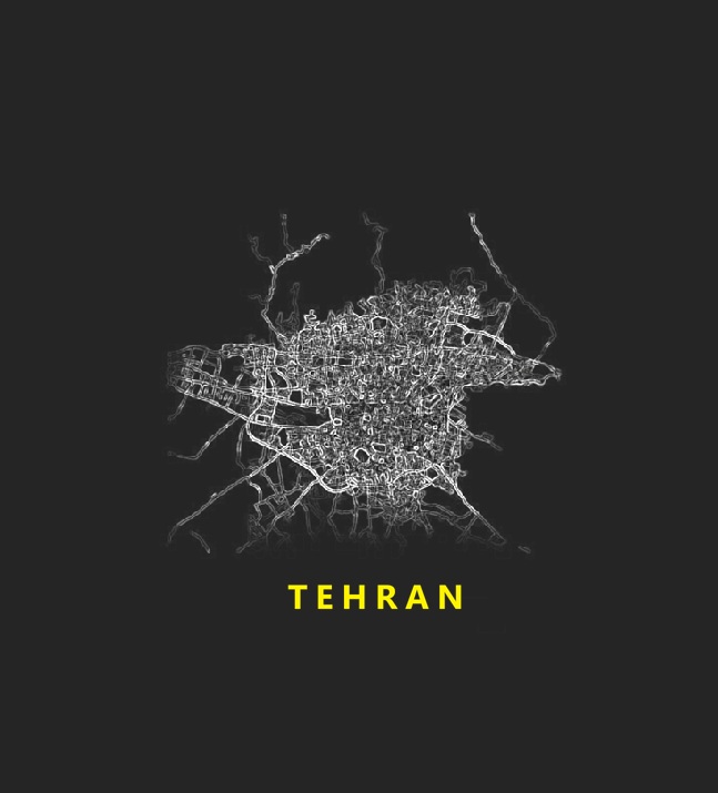 نقشه ی تهران